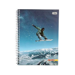 Caderno Espiral Capa Dura 1/4 96 Fls