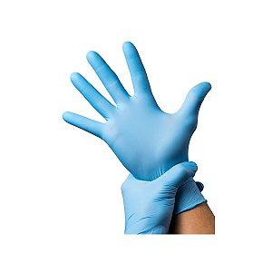 Luva Procedimento Nitrilo P c/100 Azul