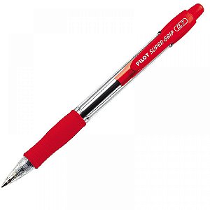 Caneta Esferográfica Super Grip 0.7 Vermelha Pilot