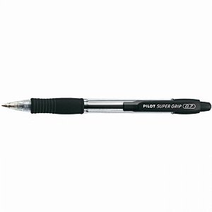 Caneta Esferográfica Super Grip 1.0 Preta Pilot