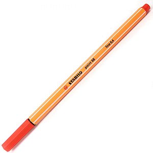 Caneta Stabilo 0.4mm Vermelha