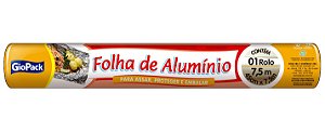 Folha de Alumínio Rolo 45x7,5m