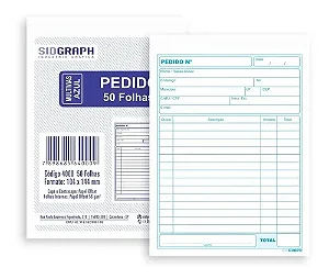 Bloco de Pedido 104x144 c/50fls