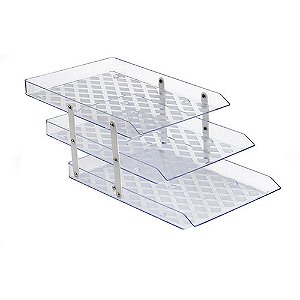 Caixa Correspondência Tripla Cristal Móvel