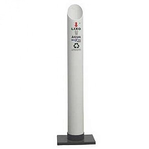 Lixeira p/ Copos 1 Tubo (Água) Branca
