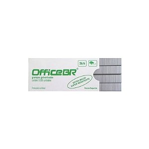 Grampo Galvanizado 26/6 OfficeBR