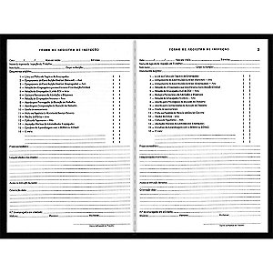 Registro Inspeção do Trabalho 215mmX315mm 50 Folhas