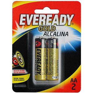 Pilha AA Alcalina Eveready