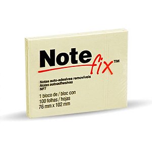 Notefix Amarelo 76mmX102mm