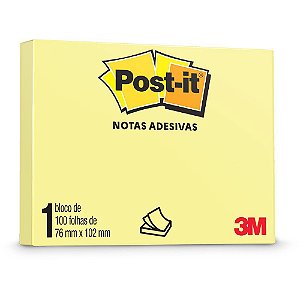 Post-it Amarelo 76mmX102mm