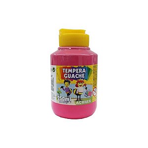 Tempera Guache Acrilex Rosa 250ml
