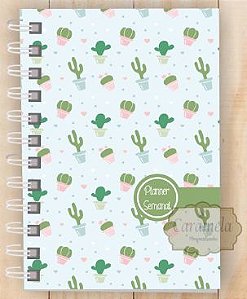 Planner Semanal Permanente Cactus