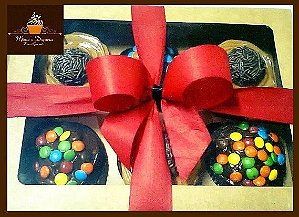 Caixa com 6 Cupcakes.