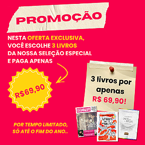 3 livros por apenas R$ 69,90!