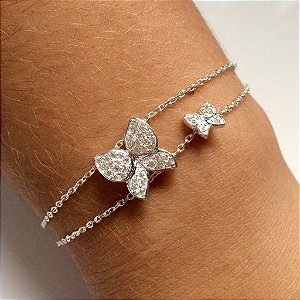 Pulseira Borboletas *Prata925