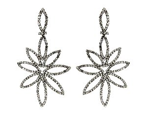 Brinco Festa Strass *Semi Jóia