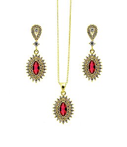 Conjunto Rubilita *Semi Jóia
