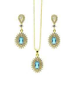 Conjunto Turmalina *Semi Jóia