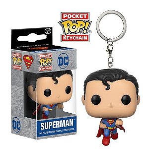 Chaveiro Funko Pocket Pop DC Superman Exclusivo Legion of Collectors