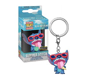 Chaveiro Pocket Pop Disney Summer Stitch
