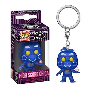 CHAVEIRO POCKET POP FIVE NIGHTS AT FREDDYS FNAF HIGH SCORE CHICA