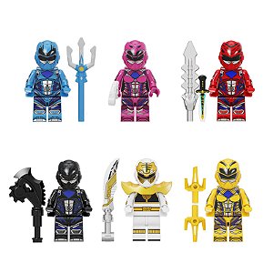 Boneco Power Rangers Blocos de Montar