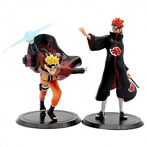 Kit 2 Action Figures Naruto - Naruto Uzumaki e Pain