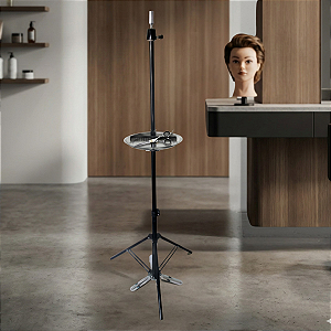 Tripé para Manequim em Ferro com Bandeja