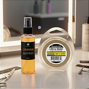 Kit Limpa Fácil - Removedor Orange 100ml + Fita Adesiva Ultra Hold 12 Yards x 1.9cm