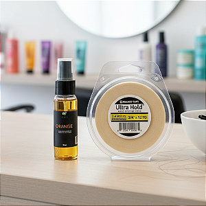 Kit Limpa Fácil - Fita Adesiva Ultra Hold 12m x 1.9cm + Removedor Orange 30ml