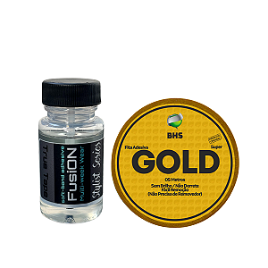 Cola Fusion Bond 40ml + Fita Adesiva Gold Super 5 metros x 3,5 cm