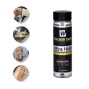 Cola Ultra hold 41 ml para Prótese Capilar Peruca e Mega Hair Walker Tape