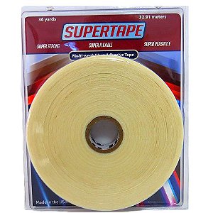 Fita Adesiva Super Tape 36 yards x 1,9 cm Prótese Capilar Peruca Mega
