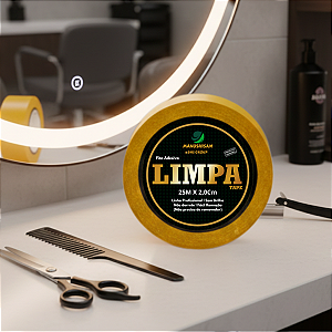 Fita Adesiva Dupla Face 25m x 2,0cm Limpa Tape Para Próteses E Perucas