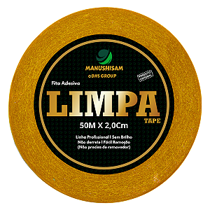 Fita Adesiva Capilar Limpa Tape 50m x 2,0cm Para Próteses E Perucas Não Derrete