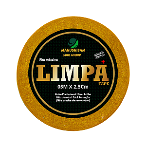 Fita Adesiva Em Gel Dupla Face 5mx2,5cm P/ Próteses E Perucas Limpa Tape