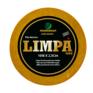 Fita Adesiva Limpa Tape 10m x 2,5cm Para Perucas E Próteses Capilares
