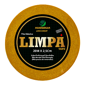 Fita Adesiva Capilar Limpa Tape 20m x 2,5cm Não Derrete Dupla Face
