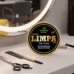 Fita Adesiva Dupla Face Limpa Tape 15m x 2,5cm Para Próteses E Perucas