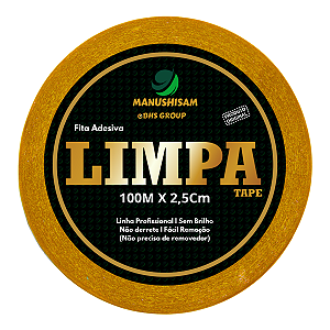 Fita Adesiva Dupla Face Limpa Tape 100m X 2,5cm P/ Próteses E Perucas Não Derrete