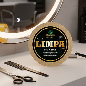 Fita Adesiva Limpa Tape 50mx2,5cm Para Próteses Capilares E Perucas Não Derrete