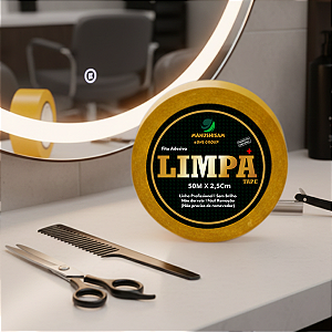 Fita Adesiva Limpa Tape 50mx2,5cm Para Próteses Capilares E Perucas Não Derrete