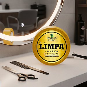 Fita Adesiva Capilar Limpa Tape Super 5m x 3,5cm Não Derrete Dupla Face