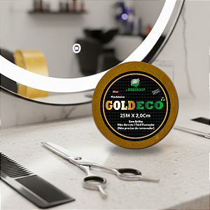 Fita Goldeco Para Próteses Capilares E Perucas 25m x 2,0cm Não Derrete Dupla Face