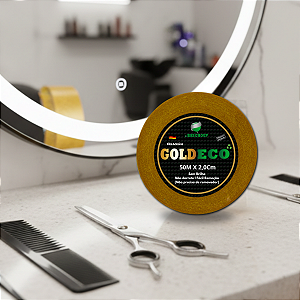 Fita Adesiva Dupla Face BHS P/ Próteses Capilares E Perucas Goldeco 50m x 2.0cm Não Derrete