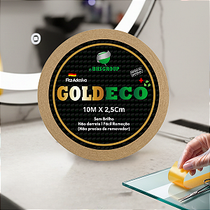 Fita Adesiva Dupla Face Gold Eco+ 10m x 2,5cm Prótese Capilar