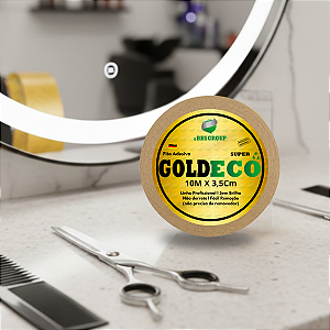 Fita Goldeco P/ Próteses Capilares E Perucas Dupla Face Não Derrete 10mx3,5cm