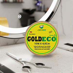 Fita Adesiva Dupla Face Goldeco Power 10 metros x 4,0 cm Prótese Capilar