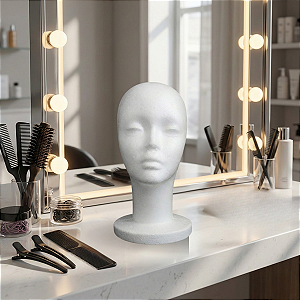 Cabeça de Isopor Feminino para Treino