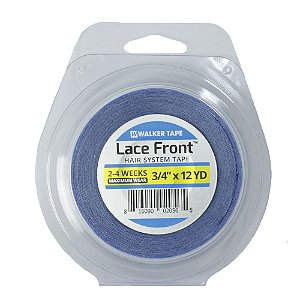 Fita Azul Adesiva para Prótese Capilar Lace Front 12 yards x 1.9 cm